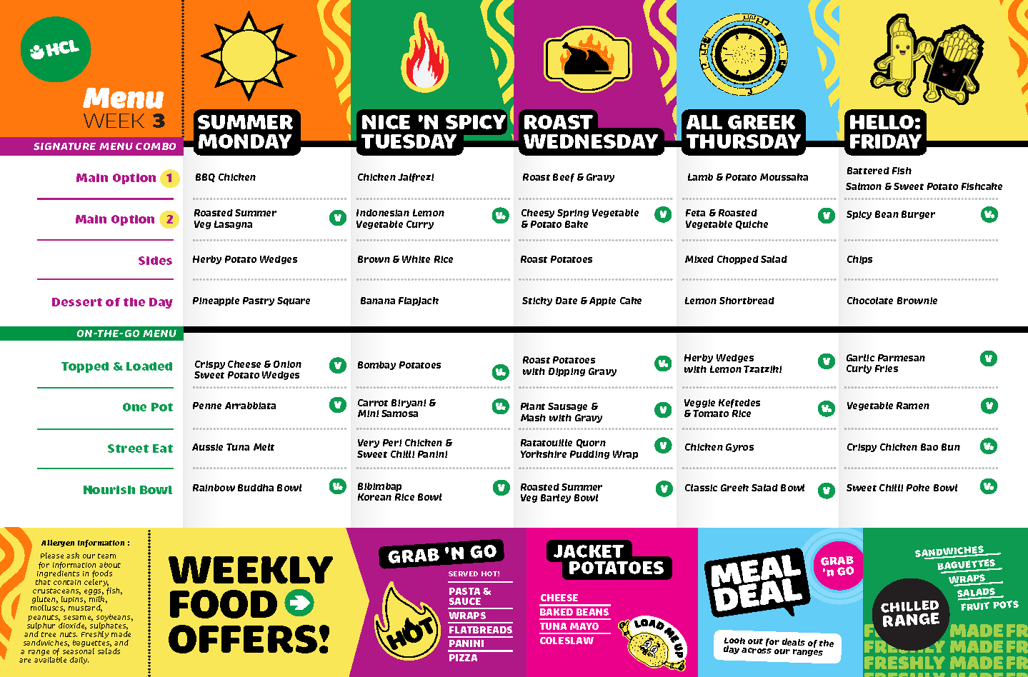 HCL Signature Summer Menu Page 3